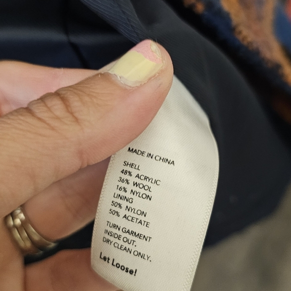 Kate Spade Saturday Flap Brushed Plaid Jacket - Picture 7 of 8